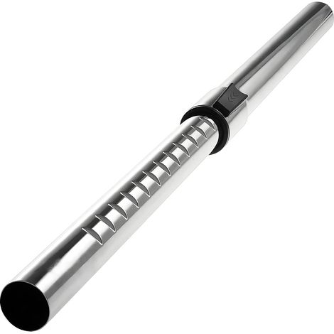 Teleskop-Staubsaugerrohr, 32 mm Durchmesser, starres Verlängerungsrohr, verchromter Stahl, universelles Teleskoprohr, Klickfunktion (1/5)