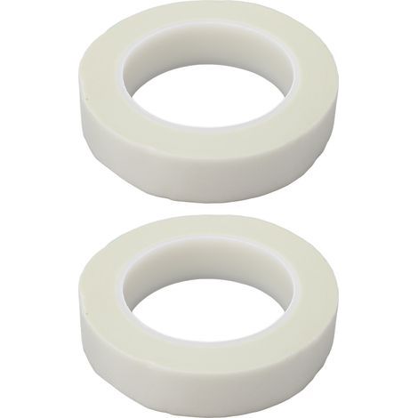 Ruban adhésif en tissu de fibre de verre – 2 pièces, 25 mm x 30 m, épaisseur colle 0,22 mm, résistant à -50 °C/+260 °C (1/3)