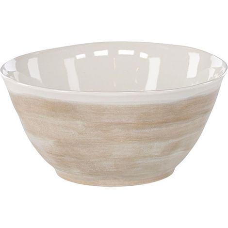 Jublie bol en grès beige.
