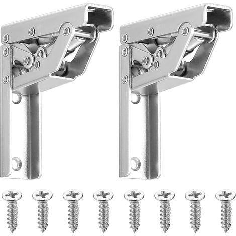 Support Étagère Charnières Pliables 90 Degrés 180 Degrés Charnières Table Cachées Serrures Placards Pliantes Vis Meubles (1/5)