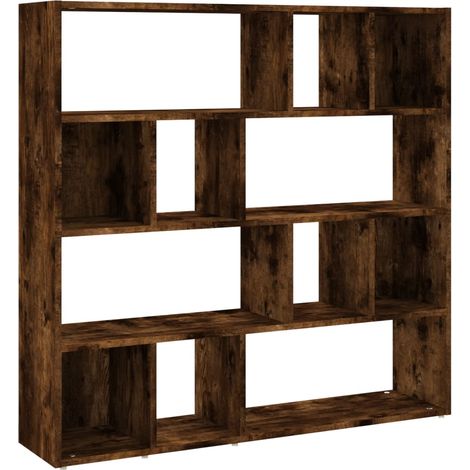 Estantería/divisor de espacios roble ahumado 105x24x102 cm vidaXL