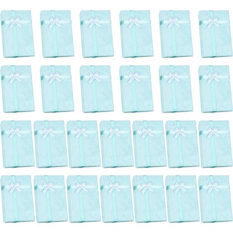 26-teiliges Geschenkkarton-Set mit Schleife und Deckel für Weihnachten, Geburtstag, Jahrestag und Hochzeit – Blau (1/5)