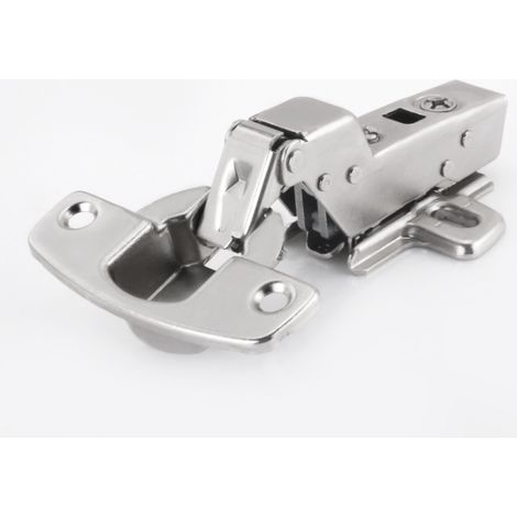 Charnières, charnières de porte d'armoire à amortissement hydraulique, charnière d'amortissement (coude central (demi-couverture)) (1/5)