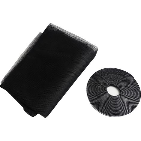 Moustiquaire en rouleau de 122 x 152 cm (4 x 5 pi) pour fenêtres, portes et patios. Protection contre les intempéries grâce à son ruban adhésif de fixation. (1/5)