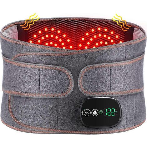 Ceinture de massage chauffante rechargeable avec thérapie par la lumière rouge [JUN]-AquaForge (1/5)