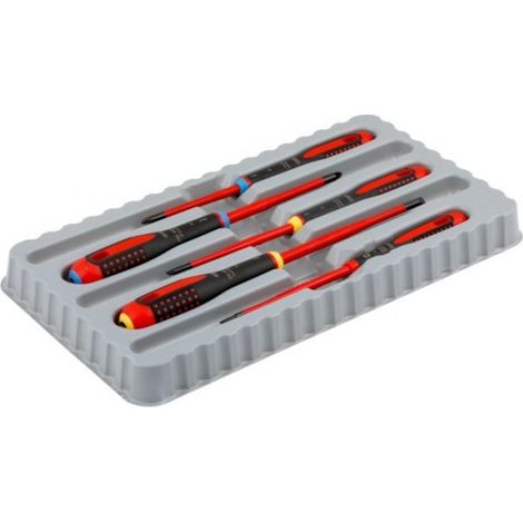 Ensemble de tournevis Bahco BE-9882SL SL/PZ 1000 V 5 unités (1/3)