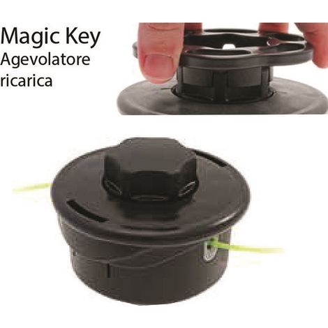 TESTINA PER DECESPUGLIATORE BATTI E VAI GARDEN DEVIL  universale foro ø mm.25,4