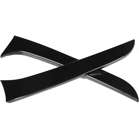 2x Aileron Arrière Latéral Canard Gloss Noir Compatible BMW Serie 1 F20 F21 2012-2019 Kit Déflecteur (1/5)