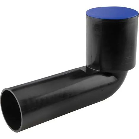Curva wc a saldare prolungata tipo "b" in polietilene serie wavin pe ø110 pn4 WAVIN