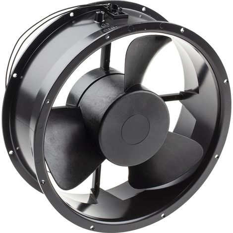 Ventilateur axial RS PRO 230 V ac, 929.3m³/h, 254 x 88.9mm, 33W, Dia. 254mm ( Prix pour 1 ) (1/2)