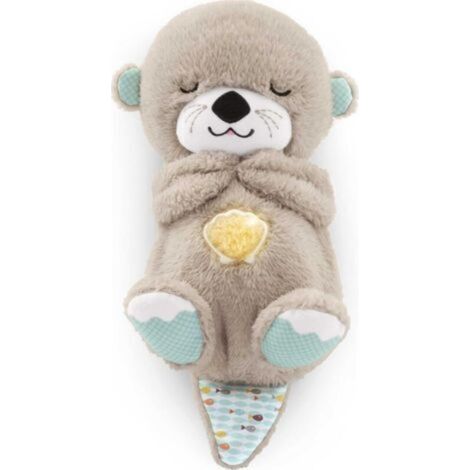 Ma Loutre Câlins Bonne Nuit Peluche Peluche Veilleuse Bébé Musicale et Lumineuse Veilleuse Doudou Bruit Blanc Bébé Cadeau Naissance Fille et Garçon Nouveau né, FXC66 (1/5)