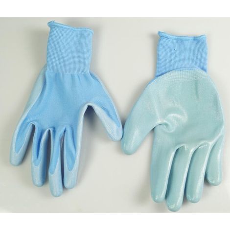 24x Handschuhe Nitril Gartenarbeit Montage Schnittschutz Mechaniker Paar Größen (1/2)