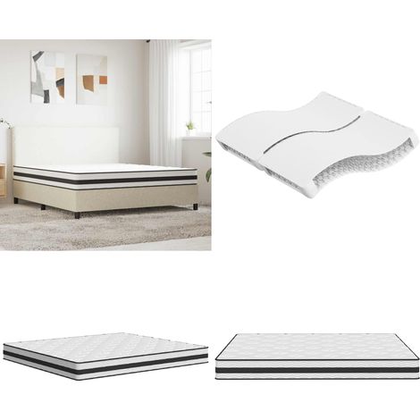 Matelas à ressorts bonnell moyen 180x200 cm - Matelas - Matelas À Ressorts - Matelas Bonnell - Matelas Double - Literie - Home & Living (1/5)
