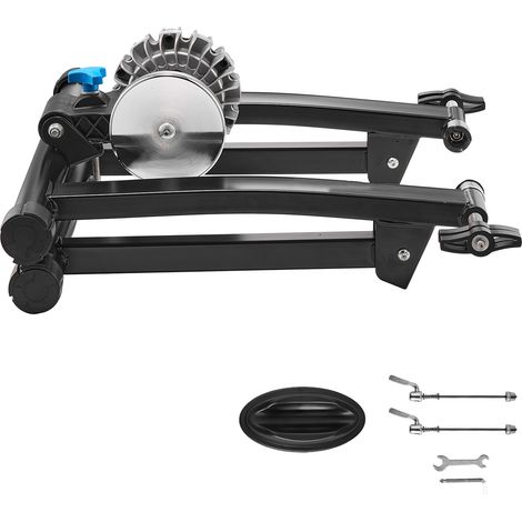 Mophorn Fahrrad Rollentrainer für 660,4-736,6 mm / 700C-Räder, faltbarer Heimtrainer mit Schnellspanner und Vorderradstütze, belastbar bis 150 kg, ideal für das Training zu Hause (1/5)
