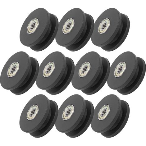 10 pièces Poulies de Fitness Nylon 50mm Accessoires d'Entraînement Force Équipement de Gym Maison (1/5)