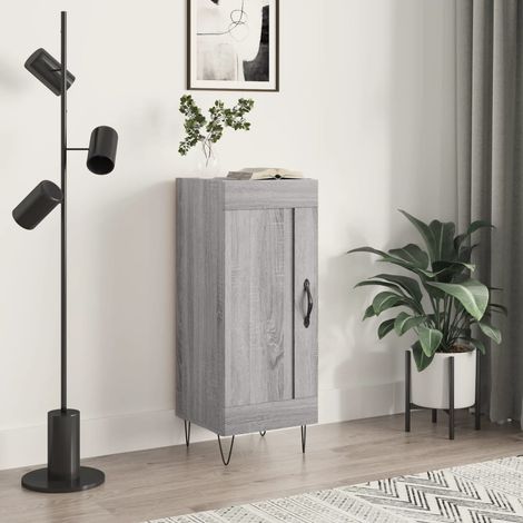 Sideboard Grey Sonoma 34.5x34x90 cm Engineered Wood vidaXL (1/5)