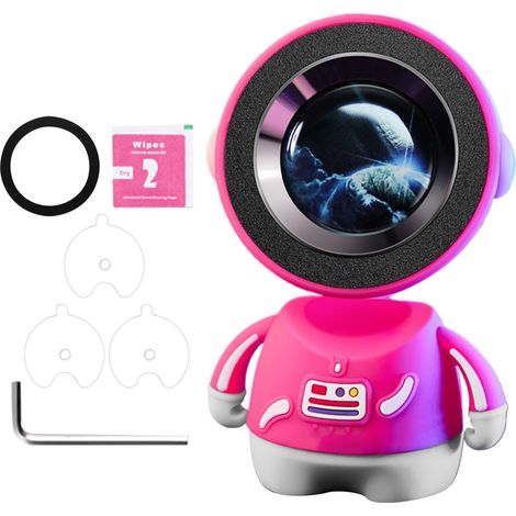 Support Magnétique pour Téléphone De Voiture,Porte-Téléphone Universel pour Véhicule Rotation 360° Design Astronaute Support Stable Compatible avec La Plupart des Smartphones Et Véhicules (1/5)