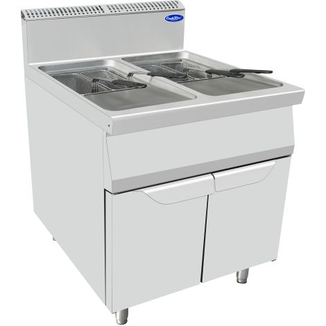Friteuse à Gaz sur Meuble 32 L avec 4 Paniers - 22/26 kW - Atosa