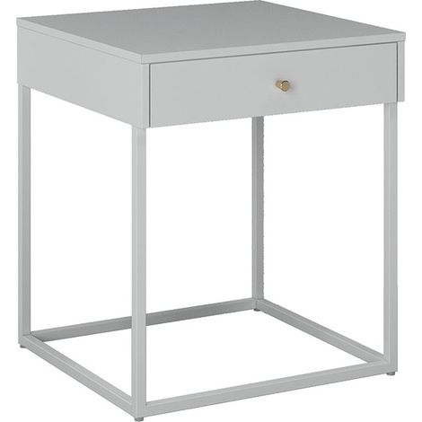 Pops table de nuit 1 tiroir blanc. (1/5)