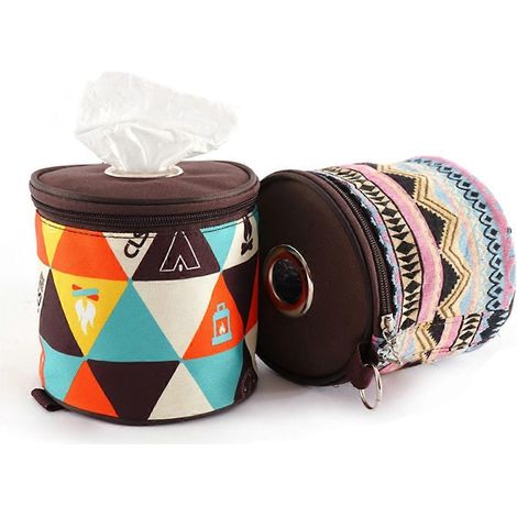 Faltbare Papierbox für Outdoor-Camping, Papierbox im Ethno-Stil