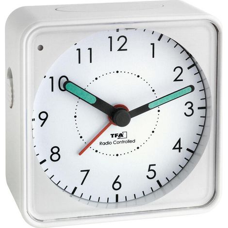 TFA-Dostmann 60.1510 Reloj despertador analógico Blanco