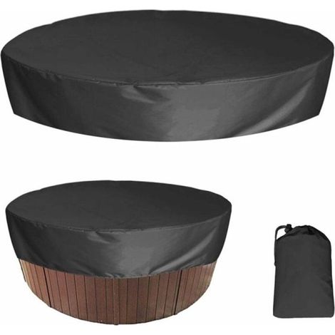 Bâche de piscine ronde 200 x 30 cm - Imperméable - Résistante aux UV - Durable et résistante au soleil - Convient pour une piscine (1/5)