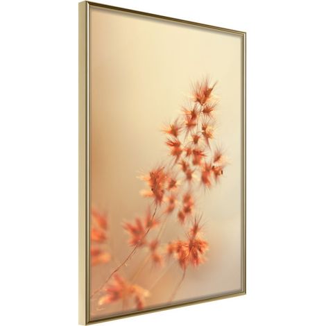 Affiche Murale Encadrée "Midday Heat" 30 x 42 cm Or