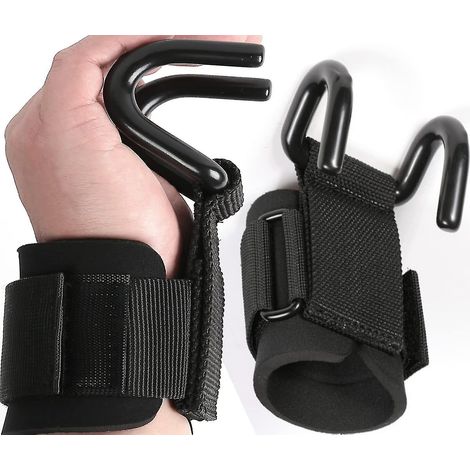 Barres de traction, crochets pour barre de musculation, entraînement aux soulevés de terre, équipement de gym pour haltérophilie (1/4)
