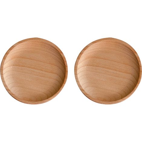 Plateau Bois Massif - 30 x 20 cm - Pour Service Table Basse Salle De Bain Thé - Lot De 2 (1/5)