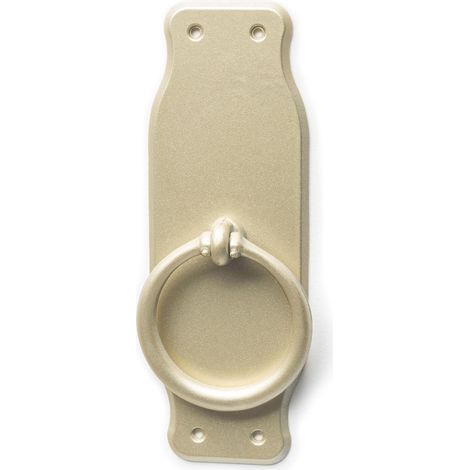 Anilla en placa de zamak, dimensiones: 110x42x14mm - (1/4)