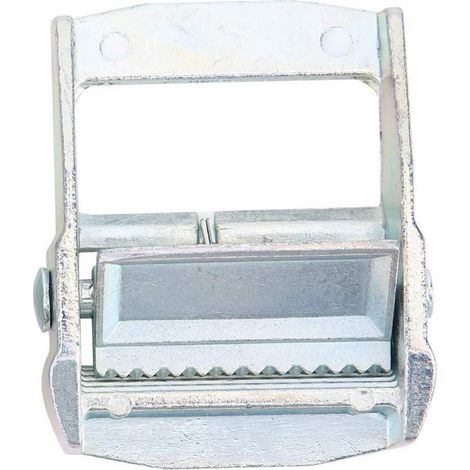 Boucle à cliquet pour sangles d'arrimage 38mm en alliage d'aluminium