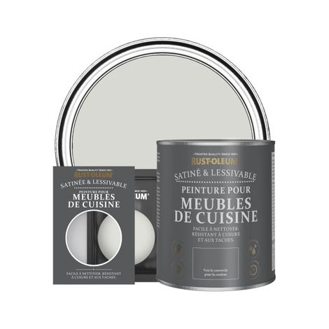 Peinture pour Meubles de Cuisine, Finition Satinée - Gris d'Hiver (1/3)