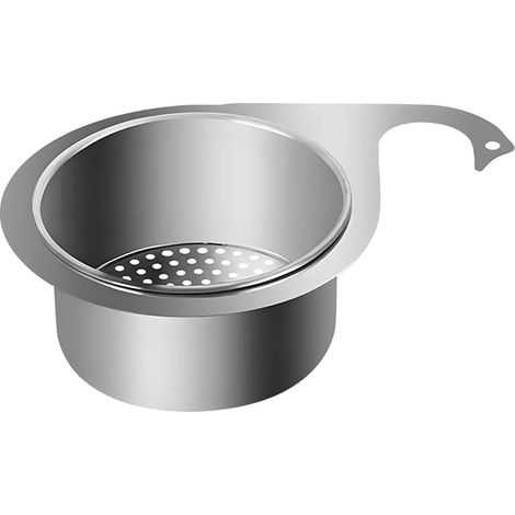 Panier de filtre d'évier de cygne en acier inoxydable, filtre de drainage d'évier de cuisine, panier de filtre de drainage d'évier, panier de filtre d'évier de cygne, panier de drainage d'évier en aci (1/5)