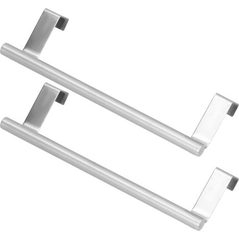 Porte-serviettes en acier inoxydable 2 pièces sans perforation pour salle de bain, maison, hôtel, appartement, 36 cm (1/5)