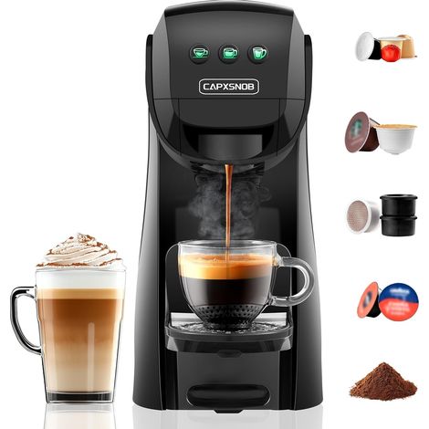 Machine à café capsule 5-en-1 Warriors1 20 bars compatible Nespresso Dolce Gusto Lavazza (1/5)