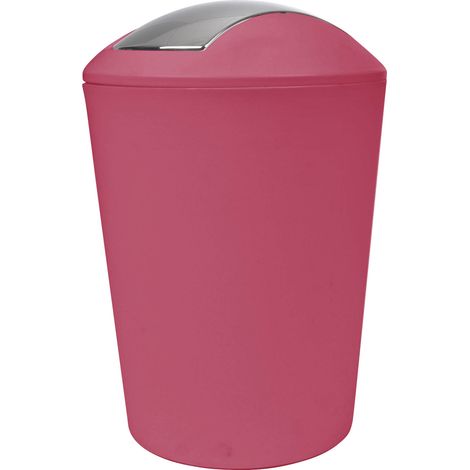 Poubelle a bascule 5.6 L 19 x 28 cm Flic Flac framboise