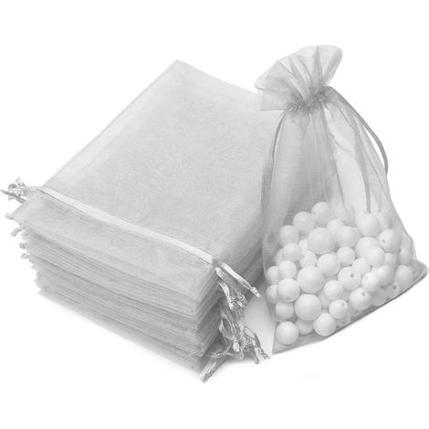 Petits sacs cadeaux avec cordon Organza 25-pack 7x9 cm (1/5)