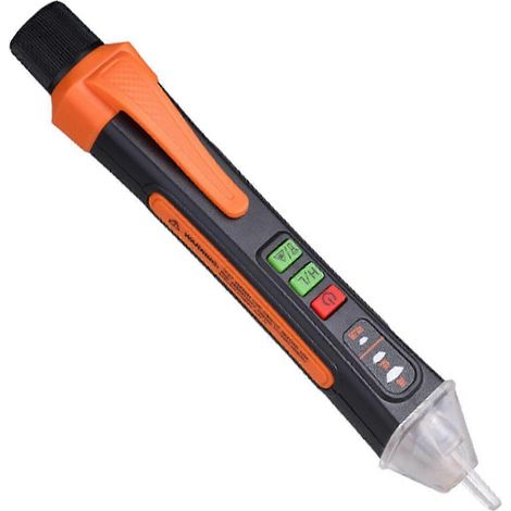 Stylo détecteur de tension alternative T02A avec lampe torche LED et alarme sonore FASTXM (1/5)
