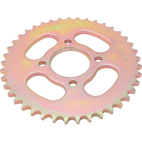 Das Stahlritzel wird durch ein 41-zahniges Hinterradantriebsritzel ersetzt, das sich für leichte, selbstgebaute Offroad-Motorräder eignet. (1/5)