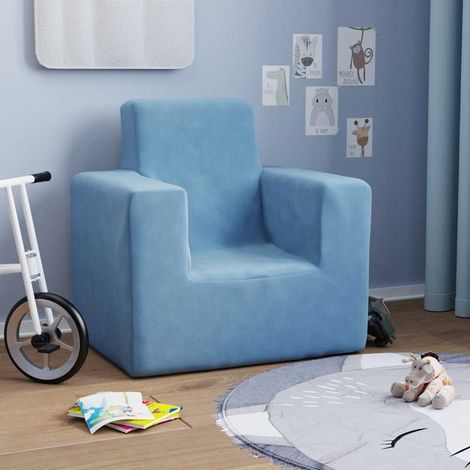 Canapé pour enfants,Sofa pour Salon,Banquette Bleu Peluche douce CFW244635 (1/5)