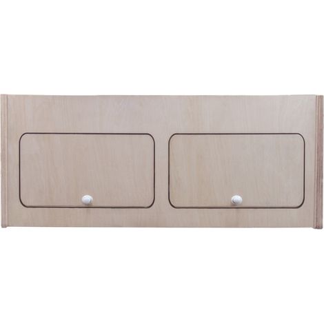 Wohnwagen Oberschrank Wohnmobil 80cm x 30cm x 30cm Camper Hängeschrank Birkensperrholz Trennwand Möbel Stauraum Leichtgewichtig Unbehandelt Soft-Close Druckknöpfe Vorgebohrte Löcher Befestigungssatz (1/5)