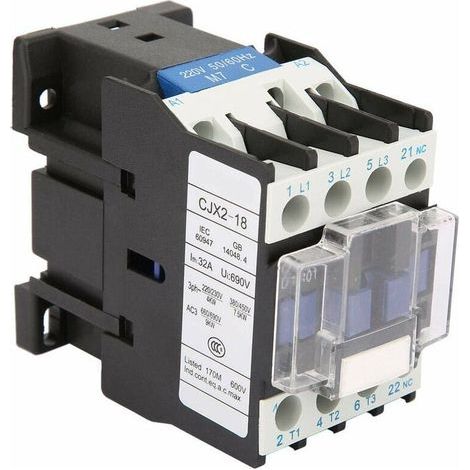 AC Contactor Industrial Electric Contactor High Sensitivity Three Pole Contactor CJX2-1801