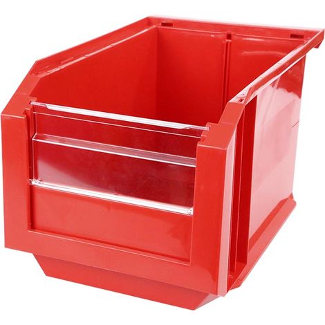 Bac Européan 11L Rouge avec Volet Abattant - 5046050