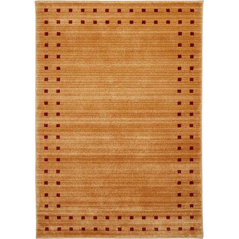 Tapis salon et chambre 120x180 beige rectangle tissé motif simple CHOBAY 4