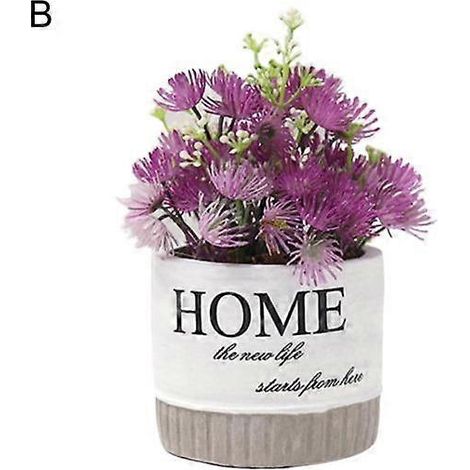 Fleurs de lavande artificielles en gypsophile en plastique pour jardin, table et décoration intérieureB (1/5)