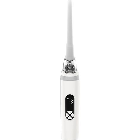 Outil D'aspiration Électrique Pour Calculs Amygdaliens - 12 cm - Rechargeable USB Type-C - 3 Embouts En Silicone - 1 Pièce