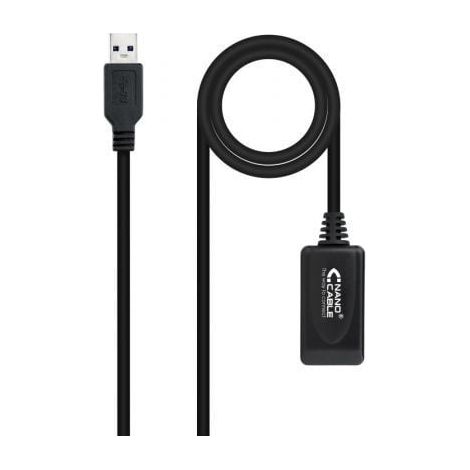 Cable Alargador USB TooQ 10.01.0311 Negro 5 m