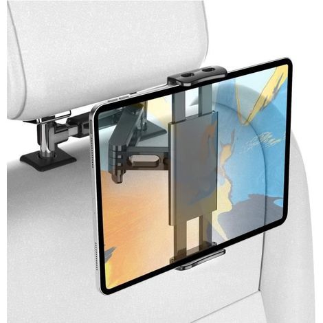Support Tablette Voiture - Non spécifié - Extensible 25 cm - Rotation 360° - Compatible 4,4-11 pouces (1/4)