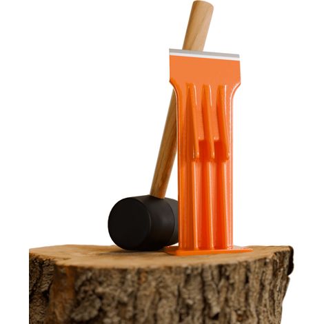 Fendeur de bûches et d'allume-feu manuel FM9LS 9″ – Sûr, portable et écologique (1/5)