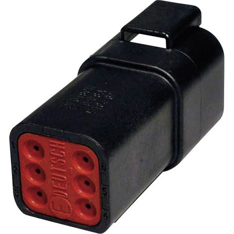 TE Connectivity DT 04-6 P-CE02 Rundstecker Stecker, gerade Gesamtpolzahl: 6 Serie (Rundsteckverbinde